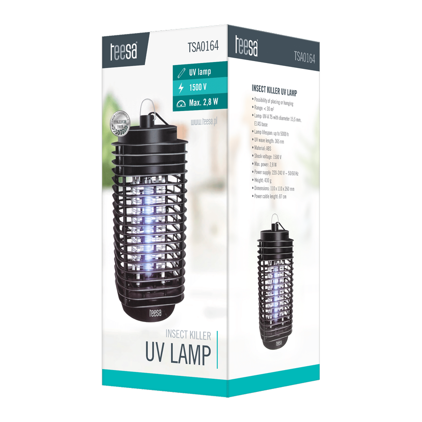 UV-lamppu hyttysiä varten 2.8W TEESA – 4