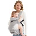 MOMCOZY BABY CARRIER MOVE2FIT 2IN1 WITH HIP SEAT, WITH MESH, GRAY MOMCOZY BABY CARRIER MOVE2FIT 2IN1 WITH HIP SEAT, WITH MESH, GRAY