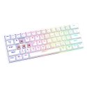 Savio WHITEOUT X2 RED клавиатура Универсальная USB QWERTY Международный американский стандарт Белый Savio WHITEOUT X2 RED клавиатура Универсальная USB QWERTY Международный американский стандарт Белый