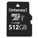 Intenso microSD Karte UHS-I Premium 512 GB Klasės 10 Intenso microSD Karte UHS-I Premium 512 GB Klasės 10