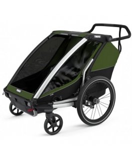 THULE Chariot Cab 2 - pyöräkärry, 2in1 pyöräkärry | Tummanharmaa
