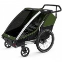 THULE Chariot Cab 2 - jalgrattakäru, 2in1 jalgrattakäru | Tumedat hall THULE Chariot Cab 2 - jalgrattakäru, 2in1 jalgrattakäru | Tumedat hall