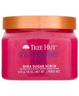 Tree Hut Raspberry Fizz Shea cukraus šveitiklis kūnui, 510 g
