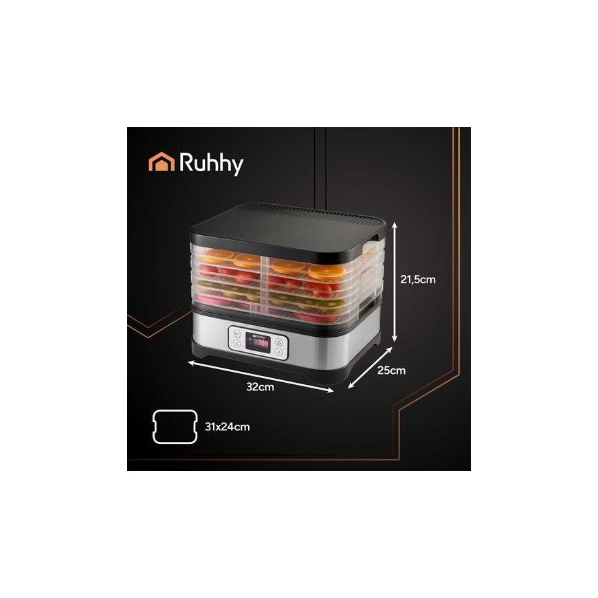 Mushroom, fruit, and vegetable dryer Ruhhy 25929 – 5
