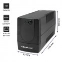 Qoltec 53772 uninterruptible power supply (UPS) Line-Interactive 0.65 kVA 360 W 1 AC outlet(s)