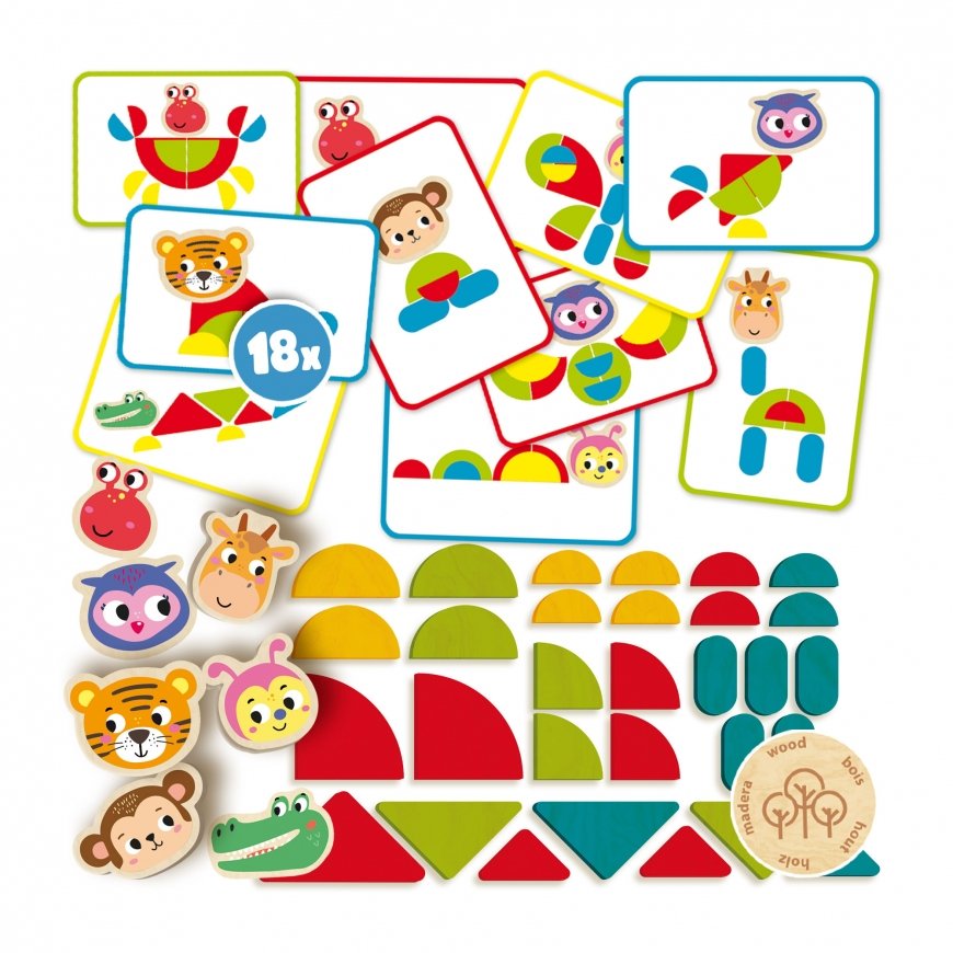 SES Creative Montessori - Creating animal shapes