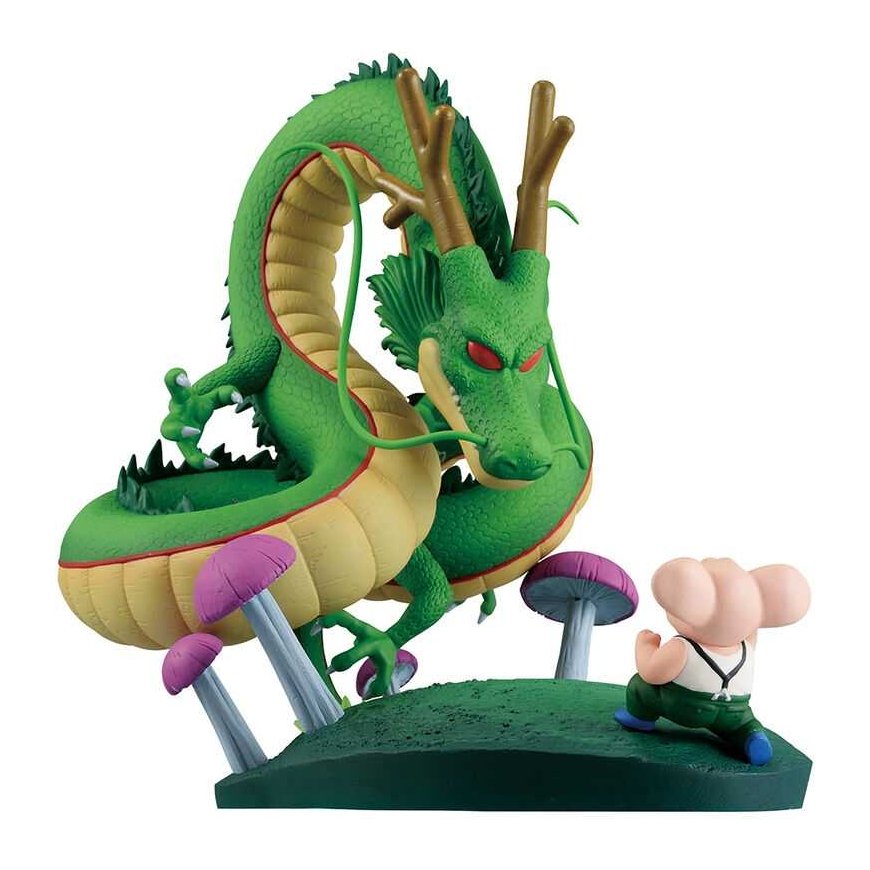 Banpresto Dragon Ball Dragon History II Oolong & Shenron Ichibansho figuur 14cm