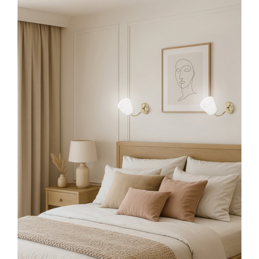 Activejet Wall lamp AJE-EMILY 1P GOLD E27 1x40W – 2