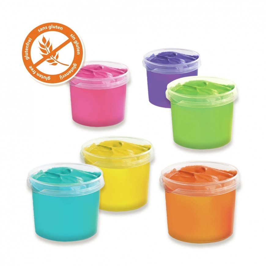 SES Creative Fingerpaint mega set mazgājamas pirkstu krāsas Multi – 4