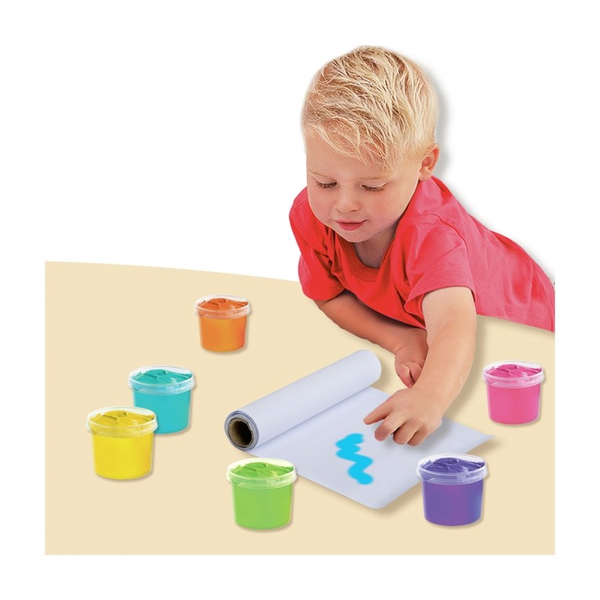 SES Creative Fingerpaint mega set vesiliukoinen sormiväri Multi – 5