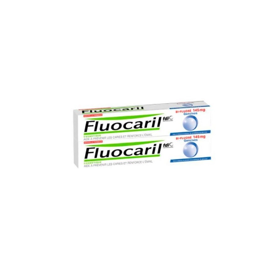 Fluocaril Gum Toothpaste Bifluoride 145mg Pack 2 x 75ml
