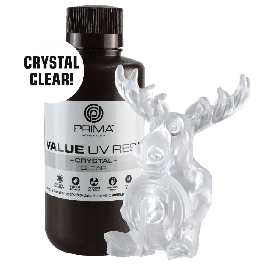 PrimaCreator Value Crystal UV derva - 500ml - Selge