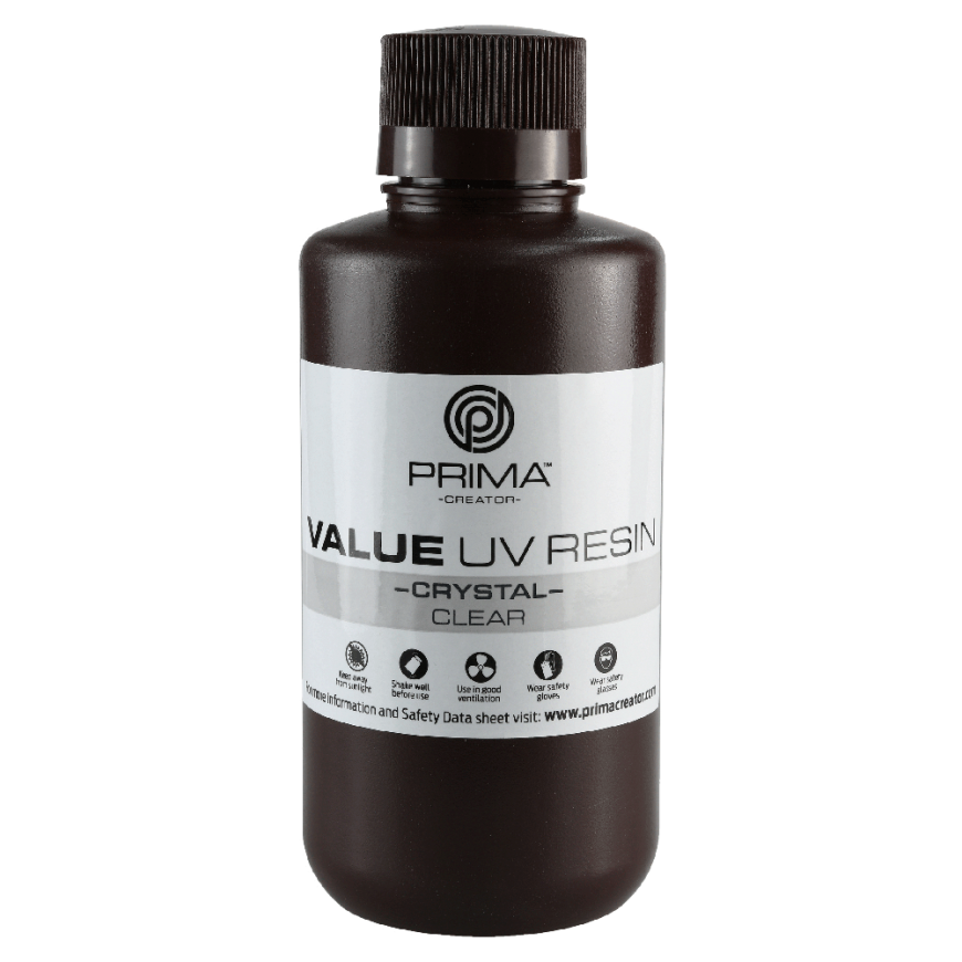 PrimaCreator Value Crystal UV смола - 500 мл - Прозрачная – 4