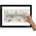 Zīmēšanas planšete - Huion L4S LED gaismas paliktnis 310x210mm regulējams spilgtums