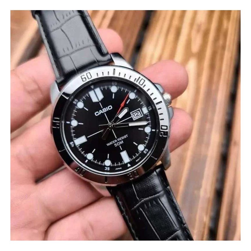 Casio men's watch MTP-VD01L-1EV + box – 5