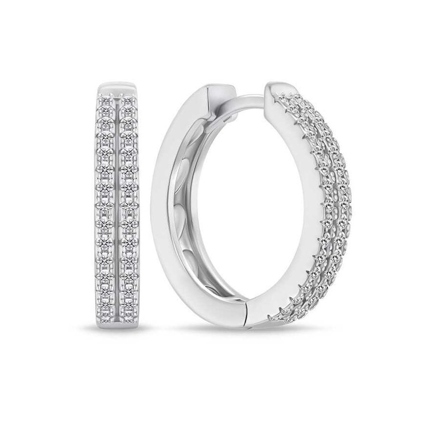 Brilio Silver Brilio Delicate silver rings with zirconia EA768W