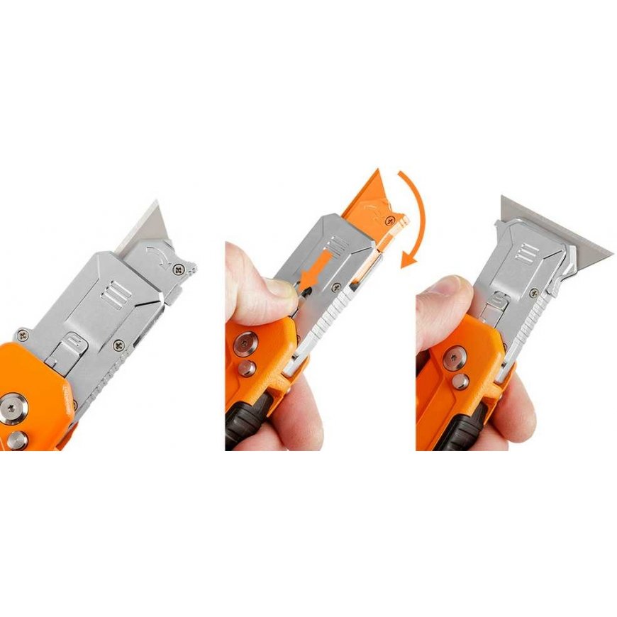 Neo Tools Nazis ar trapezoīda asmeņiem un skrāpi – 5