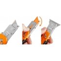 Neo Tools Knife with trapezoidal blades and scraper Neo Tools Knife with trapezoidal blades and scraper