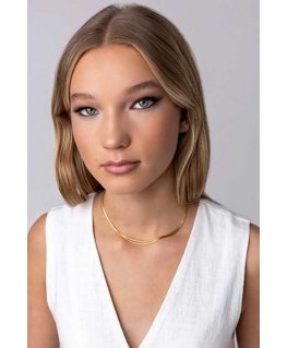 Emily Westwood Elegantne kuldne naiste kaelakee Paislee mustriga EWN24002G