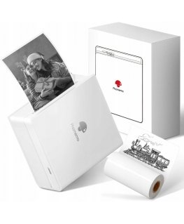 Phomemo M02 printer Termiskās foto uzlīmes etiķetes 203dpi 53mm / M02 / Baltas