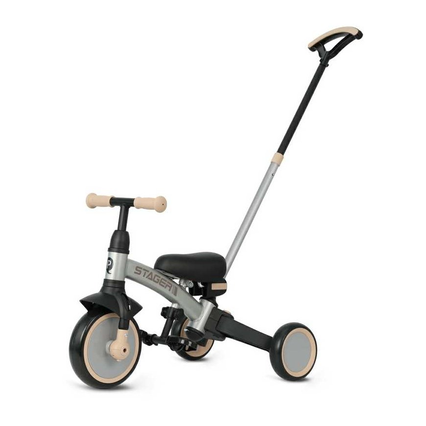 Qplay Triratis dviratuks Stager 3w1 Sudrabs – 2