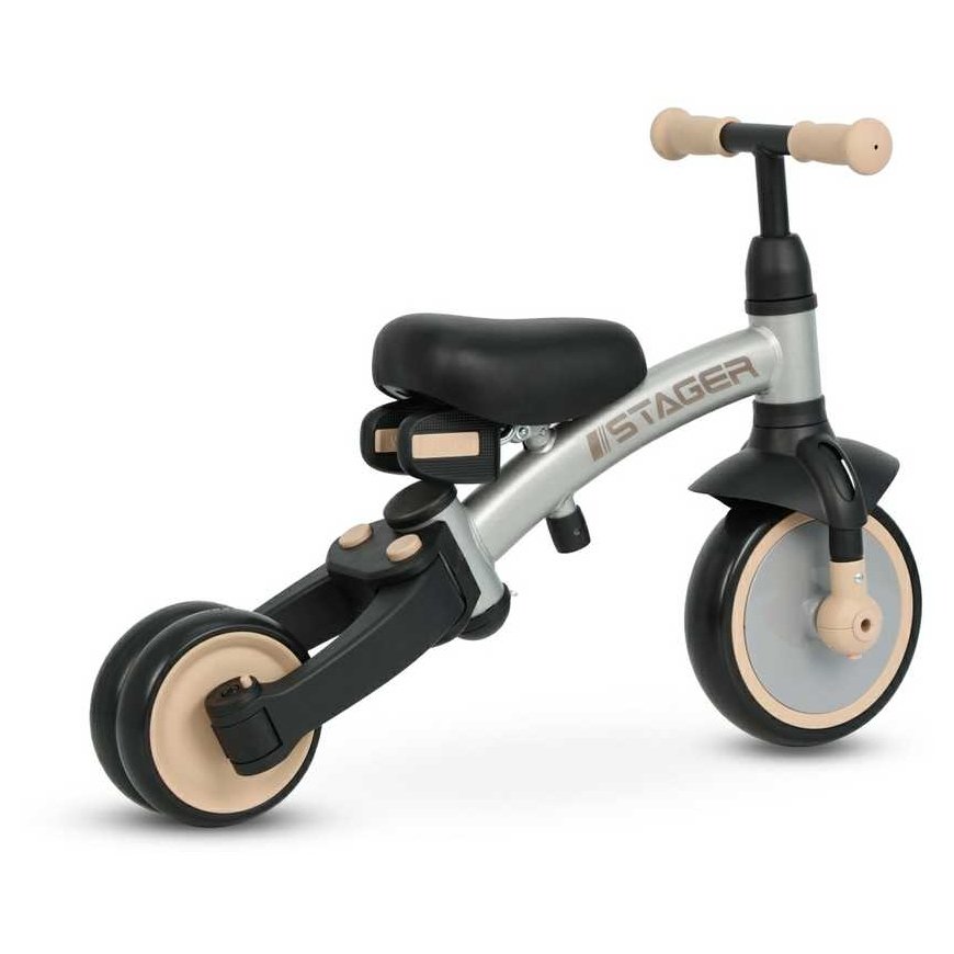 Qplay Triratis tricycle Stager 3w1 Silver – 5
