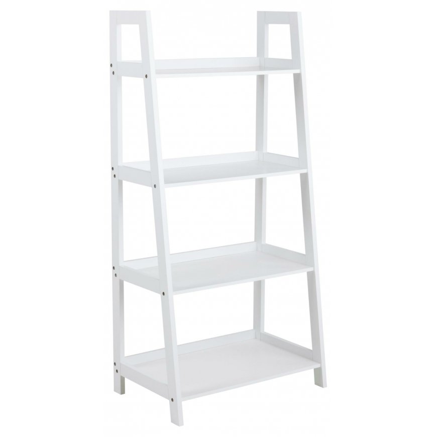 Actona Wally Ladder shelf Freestanding White – 2