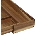 Vilde Insert Stalo įrankių stalčiaus įdėklas LUNU, 28-45 x 35 x 5 cm