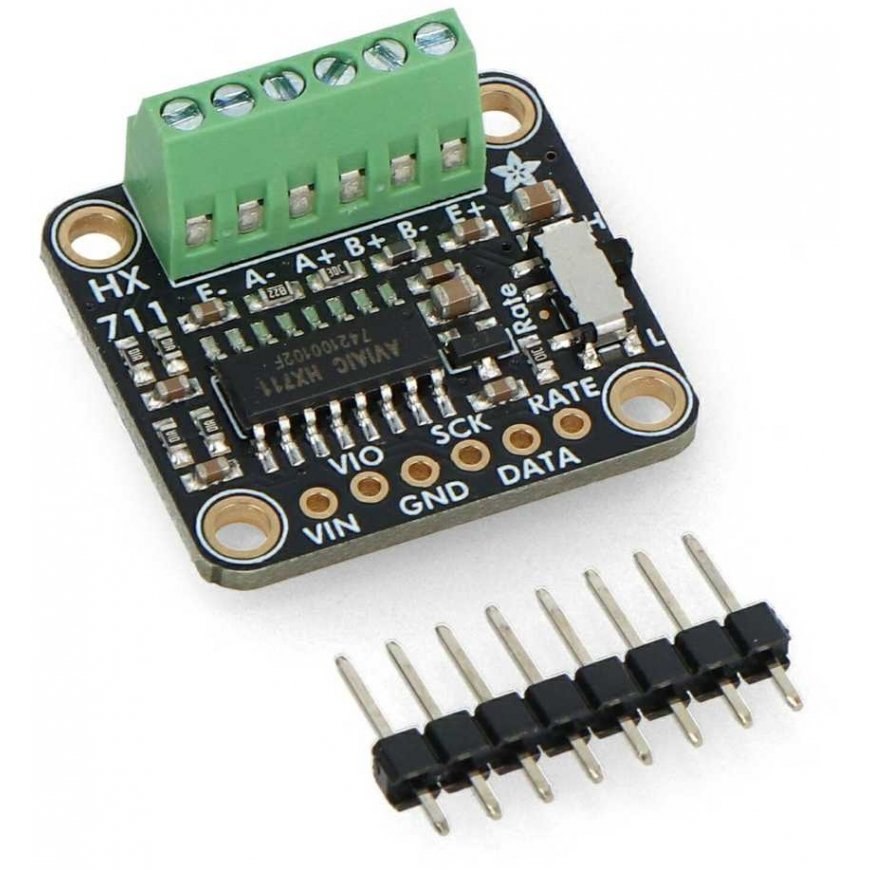 Module with 24-bit ADC converter for strain gauge – HX711 – Adafruit 5974 – 4