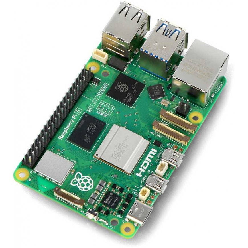 justPi Pro komplekts – Raspberry Pi 5 WiFi, 8 GB RAM + 32 GB Micro SD + oficiālie piederumi – 2