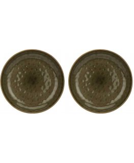 ROSE&TULIPS GRAY TORTOISE CONCERTO 2 round bowl set 30 cm