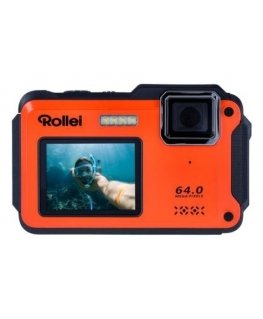 Rollei Sportsline 64 Selfie Компактный фотоаппарат 64 MP CMOS 9216 x 6912 пикселей Оранжевый