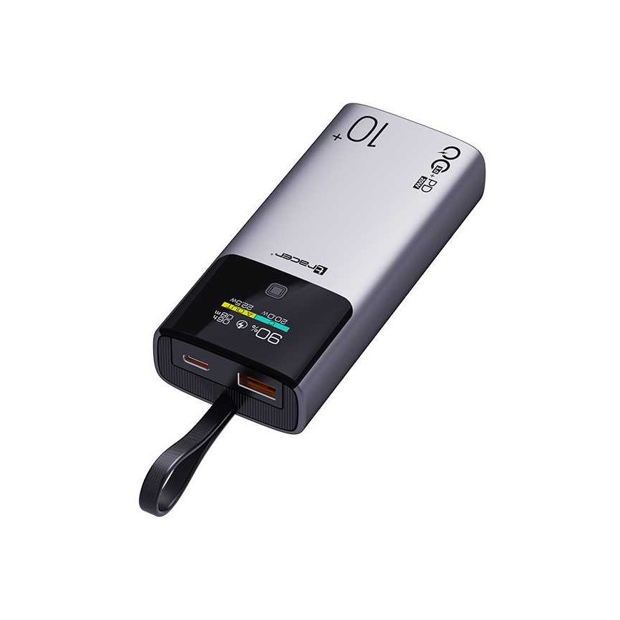 Tracer Comet 10000 mAh ekranas PD+QC