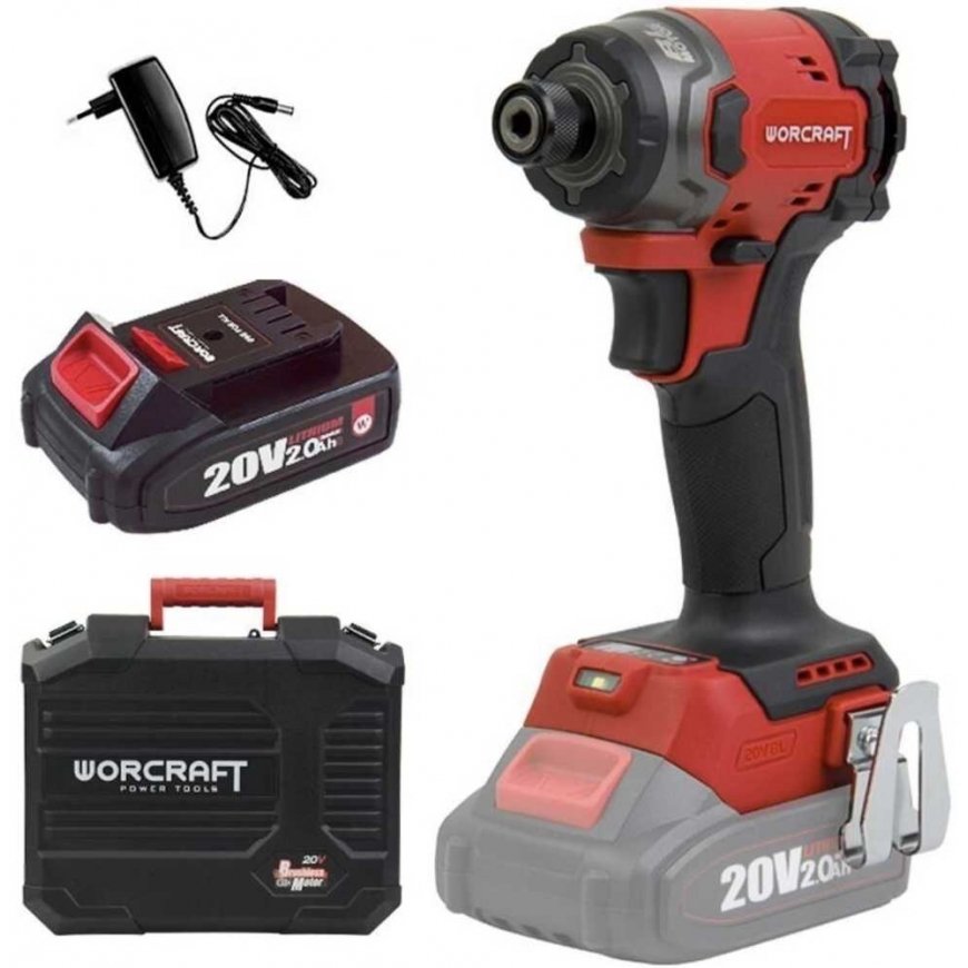Smūginis suktuvas Worcraft CIS?S20LiBM-260 20 V 1x2,0 Ah akumulators.