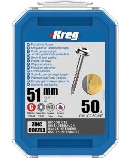Maxi-Lock pulttipultit KREG SML-C2-50-INT 51mm, 50 kpl.