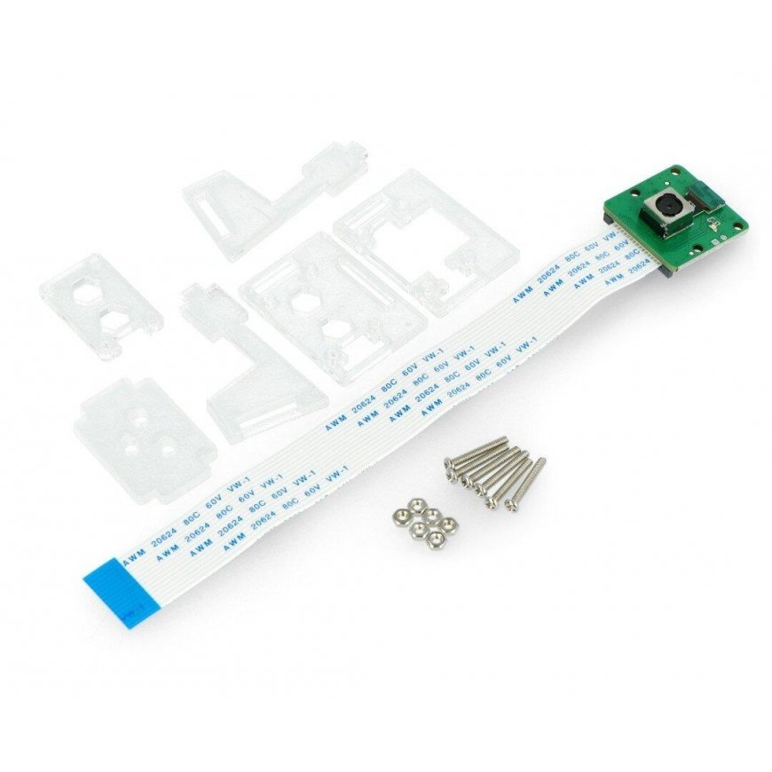 Arducam OV5647 5Mpx kamera, automaattinen objektiivi + kotelo, tarkoitettu Raspberry Pi 4B/3B+/3B – 4