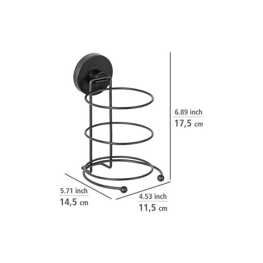 Hiustenkuivaimen pidike MILAZZO Vacuum-Loc, WENKO – 4