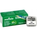 Paristo - Murata 364 (SR621SW) Hopeaoksidi 1.55V 10 kpl. Paristo - Murata 364 (SR621SW) Hopeaoksidi 1.55V 10 kpl.