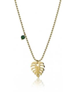 Emily Westwood Original auksinis-plated pakabukas Leaf Katherine EWN23043G