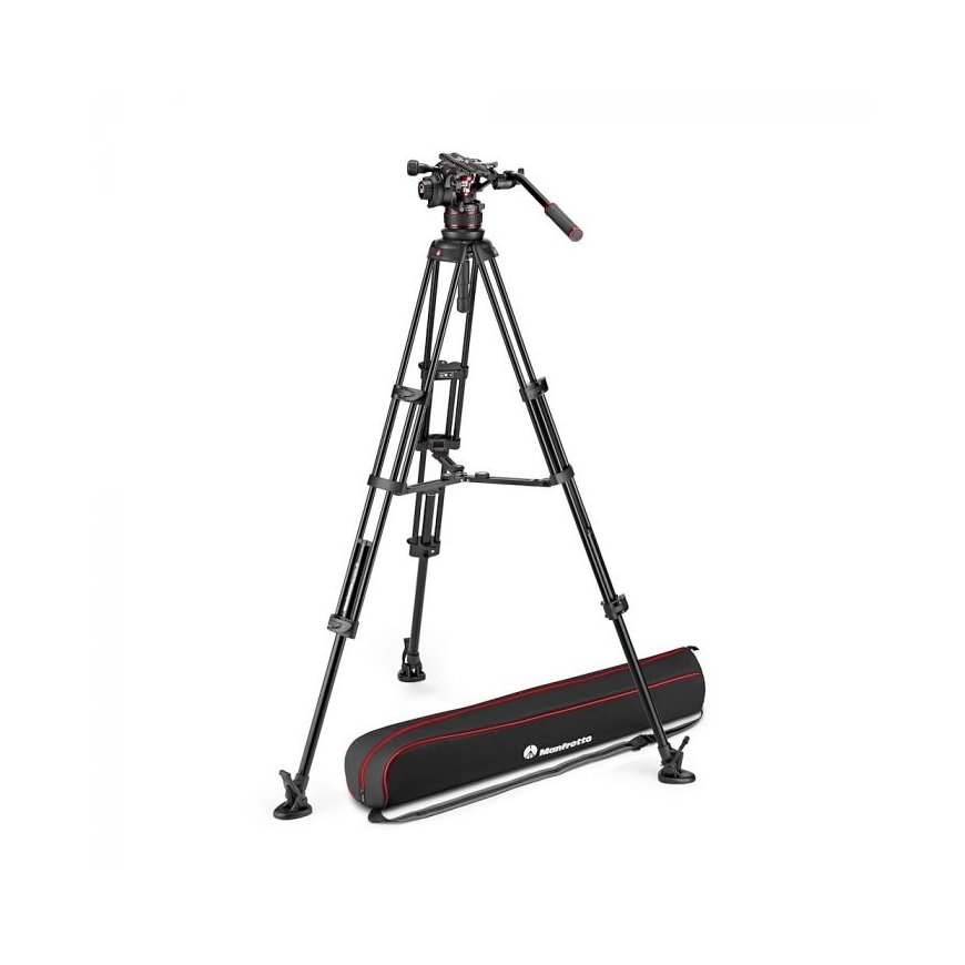 Manfrotto Nitrotech 612 Aluminium tripod head Black 1/4, 3/8" Fluid – 2