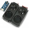 Äänen laajennus + 2x 5W kaiutin, tarkoitettu Raspberry Pi Pico - Waveshare 20167 Äänen laajennus + 2x 5W kaiutin, tarkoitettu Raspberry Pi Pico - Waveshare 20167