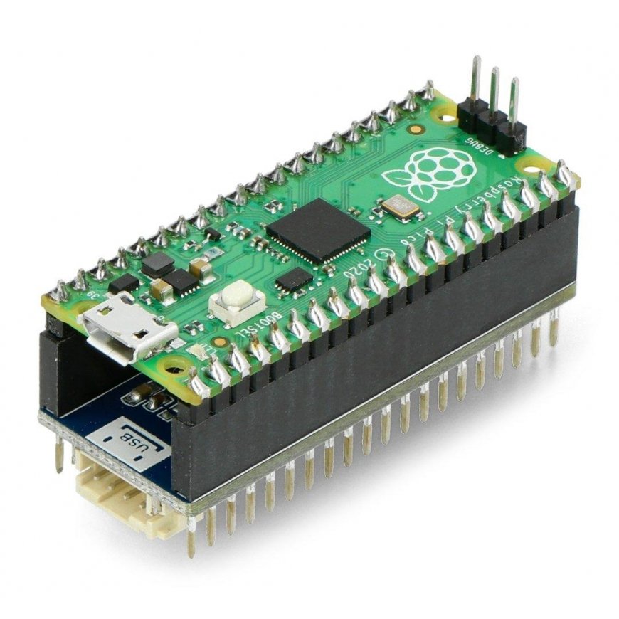 Äänen laajennus + 2x 5W kaiutin, tarkoitettu Raspberry Pi Pico - Waveshare 20167 – 5