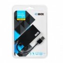 iBox IUH3F56 sąsajos šakotuvas USB 3.2 Gen 1 (3.1 Gen 1) Type-A 5000 Mbit/ai Juoda iBox IUH3F56 sąsajos šakotuvas USB 3.2 Gen 1 (3.1 Gen 1) Type-A 5000 Mbit/ai Juoda
