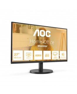 AOC B3 U27B3M kompiuterio monitorius 68,6 cm (27") 3840 x 2160 pikseliai 4K Ultra HD LCD Juoda