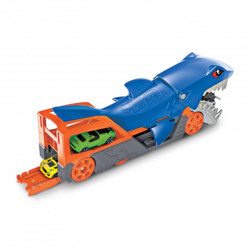 Hot Wheels City Shark Chomp Transporter Playset & Diecast Car – 5