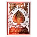 Playing Cards - Bicycle 140th Anniversary 52 Cards with Jokers Metalluxe Finish Playing Cards - Bicycle 140th Anniversary 52 Cards with Jokers Metalluxe Finish