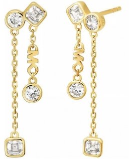 Michael Kors Luxurious gold-plated earrings with zirconia Premium MKC1773710