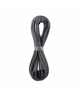 Кабель подключения CableMod C-Series Pro - Вариант A, 90°, 16-контактный на 2x 8-контактный PCIe, углерод