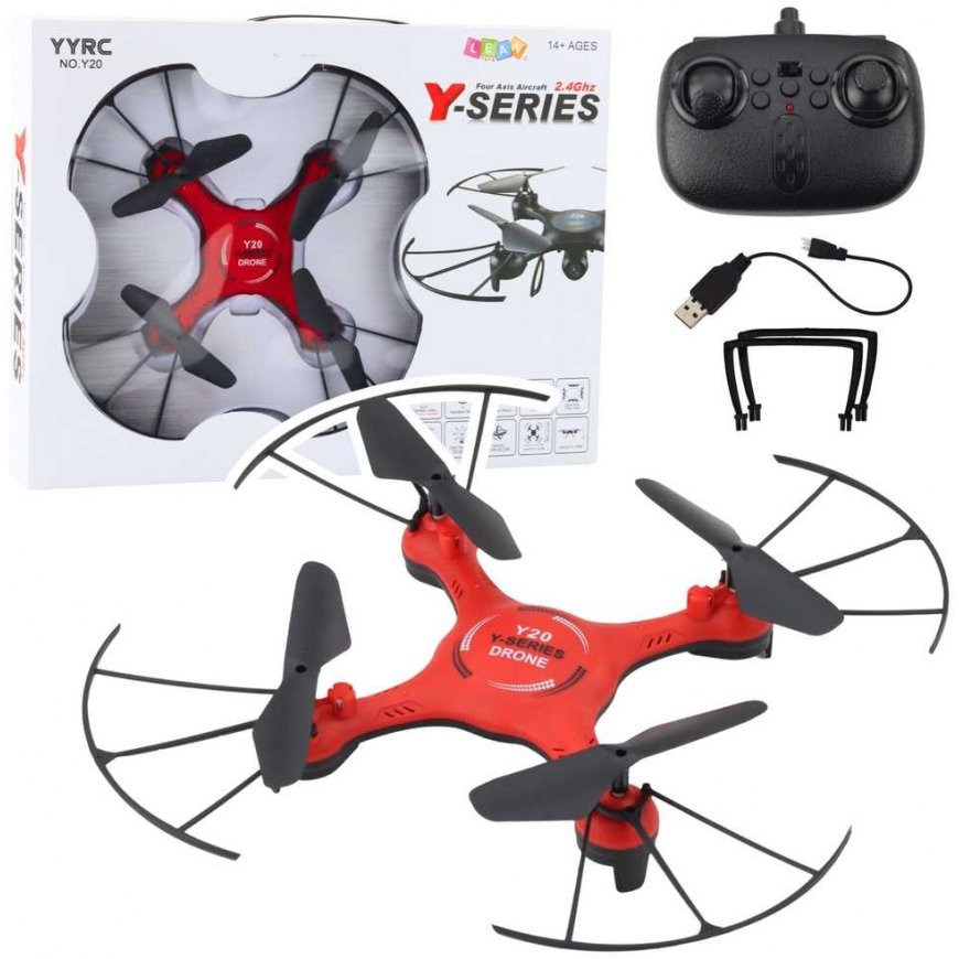 Lean Toys Light Effect Drone 25x25x6 cm – 2