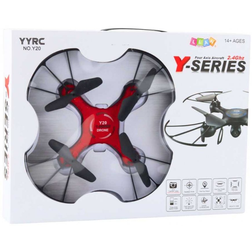 Lean Toys Valotehostedroni 25x25x6 cm – 5